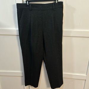 Dress Trousers with Subtle Sparkle Detailing